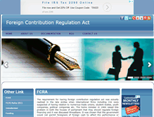 Tablet Screenshot of fcra.co.in